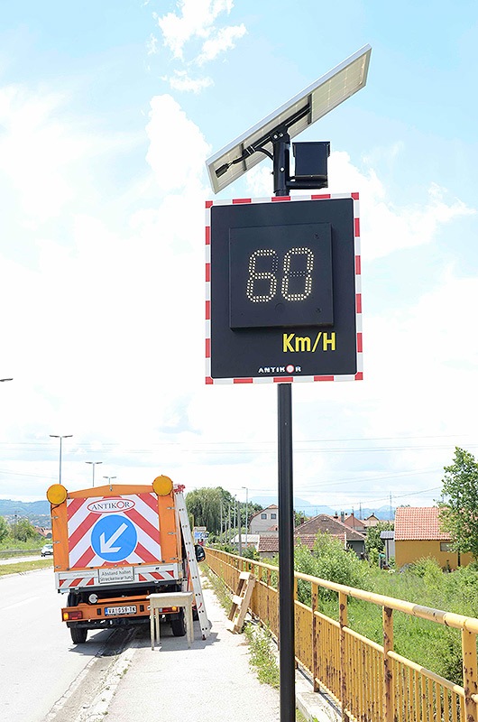 Radar na ulazu u naselje